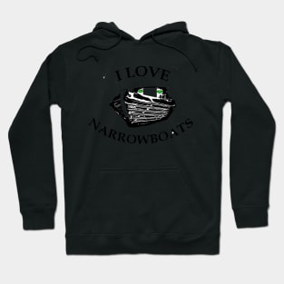 I love narrowboats bywhacky Hoodie